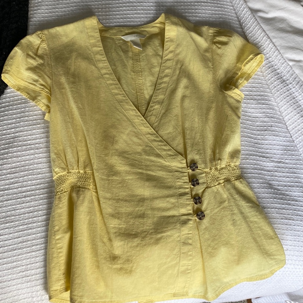 H&M linen top